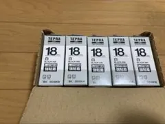 テプラ KING JIM SS18KW　5個セット