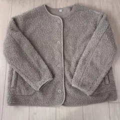 ベージュ フリースジャケット 3XL