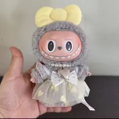 Labubu ぬいぐるみ 17cm 着せ替え服3点セット 【No.59】