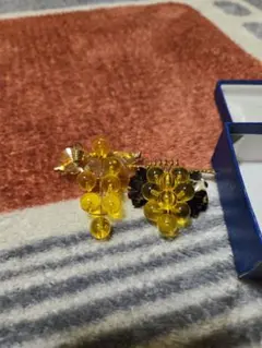 本鼈甲ブローチ2点