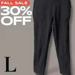 「即日発送」L BODY WILDブラック オフィススーツスラックス 軽量素材