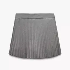 ZARA♡ボックスプリーツスコート グレー М 新品未使用