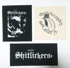 SHITLICKERS 布パッチ パンク ハードコア クラストのサムネイル