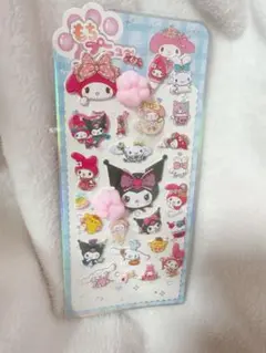 マイメロディ クロミ　にくきゅうシール