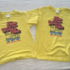 GU ミニオンズ Tシャツ イエロー2枚セット　140 160