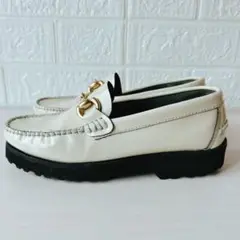 アルテサノス allureville 白 ビットローファー 36