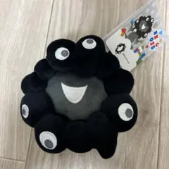ミャクミャク フェイス ぬいぐるみ ボールチェーン カラビナ 黒
