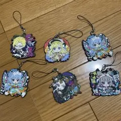 モンスト　ラバーストラップ　まとめ売り　６点セット