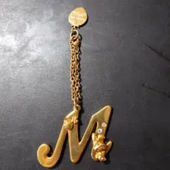 サマンサタバサ ゴールド M字型チャーム
