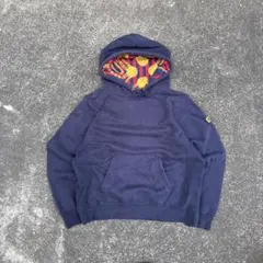 y2k 00s XLARGE 短丈フェードパーカースウェット archive M