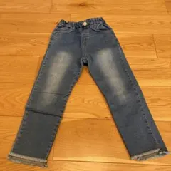 apres les cours デニムストレッチパンツ