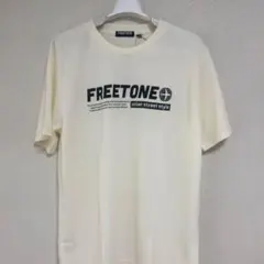 プリントTシャツ クリームホワイト メンズ3Lサイズ