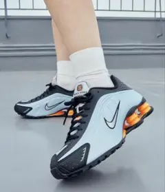 【美品】Nike Shox R4 AR3565-401 Blue tint