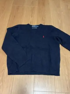 Polo by Ralph Lauren ネイビー Vネックセーター M