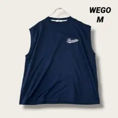 WEGO Florida刺繍 ノースリーブカットソー　スウェット M ネイビーのサムネイル