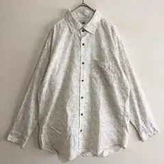 JOSEPH ABBOUD　ジョセフアブード　ペイズリー柄　コーデュロイシャツ