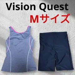 ビジョンクエスト　セパレート水着　グレー×ブラック　レディース　Mサイズ