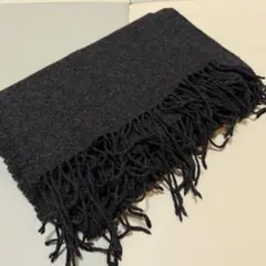 無印良品 大判ストール ダークグレー ウール風　マフラー　メンズ　レディース