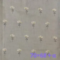 Dailylike MINI FLOWER 生地　花柄　グリーン　北欧　薄手