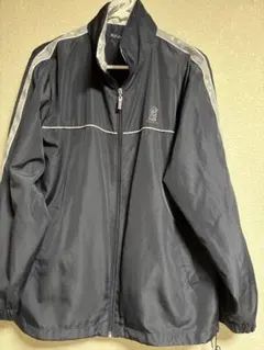 ナイロンジャケット　ネイビー　レディース