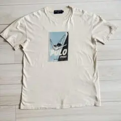 【希少】POLO SPORT／Ralph Lauren／tシャツ／クリーム