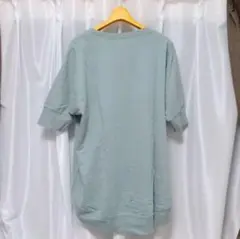オーバーサイズ ライトグリーン Tシャツ 半袖