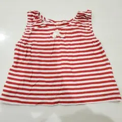 タンクトップ ノースリーブ ボーダー トップス　夏服 キッズ ベビー 子供服