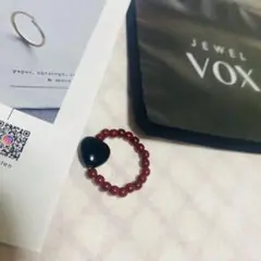 JEWEL VOX ハートモチーフ ビーズリング