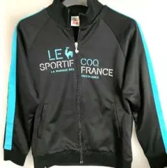 ルコックスポルティフ トラックジャケット ジャージ Lサイズ 黒×水色
