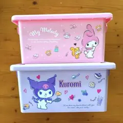 【⭐︎２点セット】お菓子コンテナ サンリオ マイメロ＆クロミ