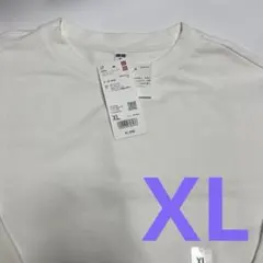 【ユニクロ】ソフトニットフリースクルーネックT XL