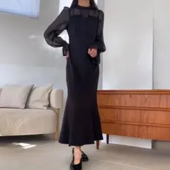 FILLOU レースドッキングマーメイドワンピース