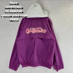 Rare HYSTERIC GLAMOUR glitter print logo