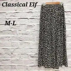 クラシカルエルフ 【M-L】 イージーパンツ ワイドパンツ 総柄 ウエストゴム