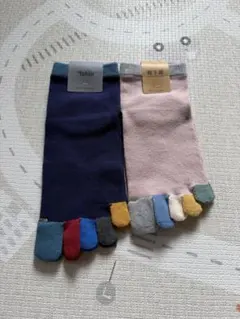 Tabio 5本指ソックス 男女用2足セットのサムネイル