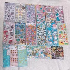 ウォーターシール　タイルシール　おはじきシール　18点　まとめ売り