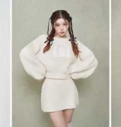 Darich キルティングロゴニットセットアップ