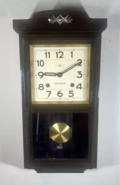 SEIKOSHA 昭和レトロモダンな柱時計　ゼンマイ式 SEIKOSHA #精工舎 #八角柱時計 #1週間巻き #REGULATOR #大正昭和