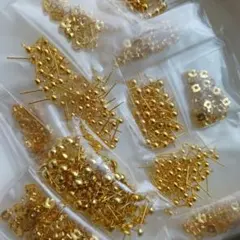 ゴールドピアス用金具セット