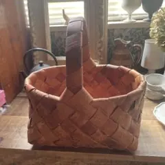 ロシア作家様引退！！の希少価値の白樺かご ロシア作家様引退！！の希少価値の白樺かご ロシア作家様引退