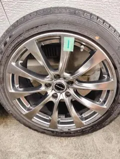美品】日産ラフェスタHS 純正アルミホイール スタッドレスタイヤ付き②