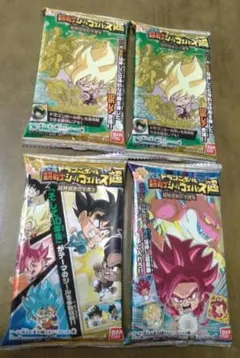 ドラゴンボール 超戦士シールウエハース超 超絶感謝の十周年　◯４点セット
