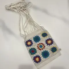 ショルダーバッグ ポシェット サコッシュ クロシェバッグ かぎ針編み 