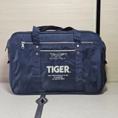 ASICS TIGER 旧ロゴ ヴィンテージ スポーツバッグ ネイビー