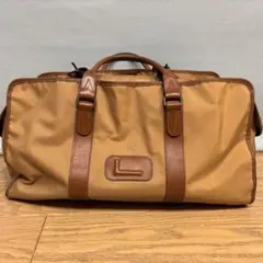 lancel ランセル　ベージュトラベル バッグ 中型 ランセル ボストンバッグ 旅行バッグ 鞄 カバン ブランド メンズ