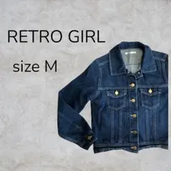 RETRO GIRL アウター ジージャン デニム 長袖 ジャケット 秋 冬