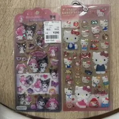 キャンディーシール　キティちゃんクロミちゃんマイメロちゃん