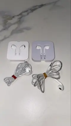 Apple 純正　有線　イヤホン　4個セット