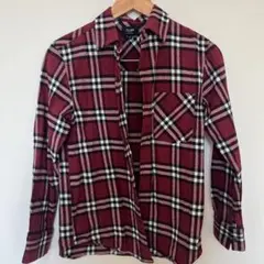 BEAMS HEARTフランネル チェックシャツ S