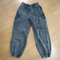 GU ダークグレー カーゴパンツ М